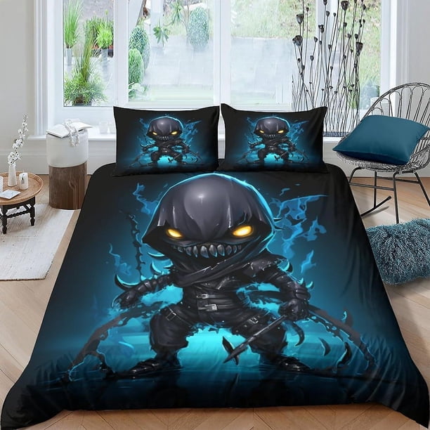 Juego De Funda Nórdica Demon Ninja Easy Care Fundas Nórdicas Easy Care Juego De 3 Piezas Juegos De Ropa De Cama De Microfibra Cama Doble