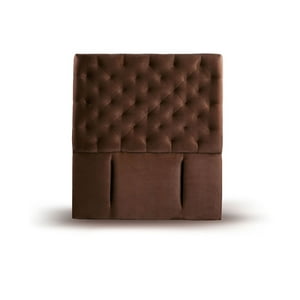 Latam Home - Respaldo Brescia Tela Chocolate 1 Pza