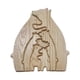 thumbnail image 2 of Rompecabezas De Arte De Madera Para Familias De Osos, Rompecabezas Para Calentar La Casa, Adorno De Escritorio Bonito DIY, 2 of 5