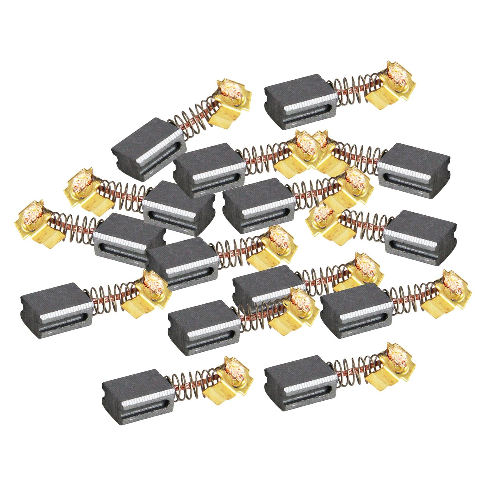 Magideal - Cepillo De Carbón De 50 Piezas Para Taladro Eléctrico, Destornillador Eléctrico, Accesorios De Reemplazo De Piezas De Pulidor