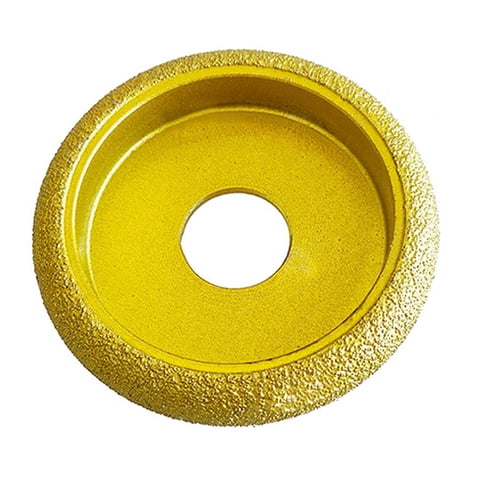 Magideal - Ruedas De Amoladora , Disco De Molienda, Disco De Lijado De De Borde Soldado Al Vacío En Seco, Amoladora De Copa De Diamante Para , 15Mm