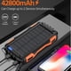 thumbnail image 4 of Cargador Solar Portátil De 20000 Mah Para Teléfono Móvil, Batería Externa Impermeable Para Camping, Linterna De 2 Usb/led Con Brújula Para Actividades Al Aire Libre., 4 of 5