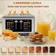 thumbnail image 4 of Toaster Clixane, pantalla táctil de 4 rebanadas, acero inoxidable, 1650 W, 4 of 9