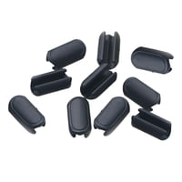 Magideal - 10X Clips De Plástico Plegables Para Cables De Bicicletas, Clips Ordenados Para Carcasa De Bicicletas, Hebilla , Gancho De Guía De Soporte De