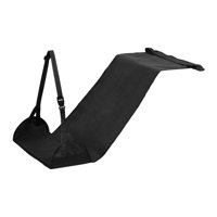 Magideal - Hamaca De Pie De Avión, Elementos Esenciales De Viaje Convenientes Cómodos Reposapiés De Viaje, Reposapiés De Avión Para La Oficina De La Oficina Negro