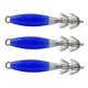 thumbnail image 2 of 3x Anzuelos Luminosos Para Calamar, Señuelos De Pesca Artificiales, Anzuelos De Metal Para Calamar, Color Azul, 2 of 5