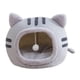 thumbnail image 5 of Cute Cat Sleeping Bed Kitten Tent Hut Cojín Antideslizante Suministros Para Mascotas Gris M, 5 of 5