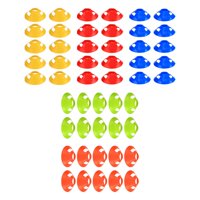 Magideal - 50 Piezas De Conos De Disco De Fútbol, Suministros De Entrenamiento Práctica De Agilidad, Bandeja De Marcado De Campo De Fútbol Para Juegos De Fútbol