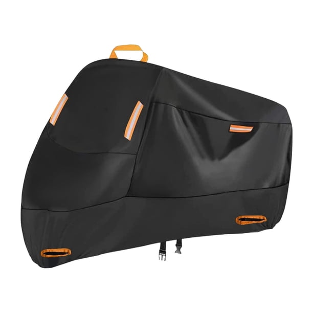 Cubierta de motocicleta Cubierta de 2 Hebillas a prueba de viento 2 Agujeros de bloqueo Cubierta impermeable de motocicleta para protección al , l L