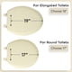 thumbnail image 3 of Asiento de inodoro Achim Fantasia Soft Alongado Vinyl Bone 19, 3 of 6