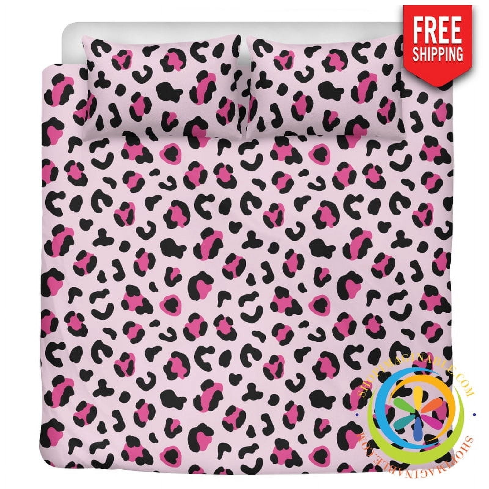 Milsleep - Juego De Cama De Leopardo Rosa