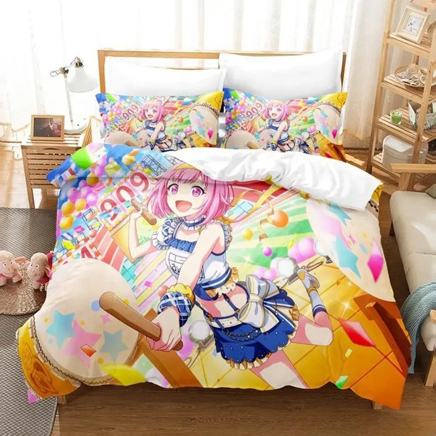 New Wonderlands x Showtime Bedding Set Bed Set Adult Kid Bedroom Duvet cover Sets Girls Bed Sheets