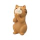 thumbnail image 3 of Estatua De Gato Escritorio Escultura Animal Para Granja Restaurante Sala De Estar Soporte De Gafas Marrón, 3 of 3