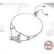 thumbnail image 2 of Pulsera gato estrella plata 925, 2 of 3