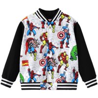 Chaqueta Varsity Disney Marvel Comics Para Niños De 8 A 9 Años