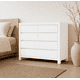 thumbnail image 2 of Cómoda "Puelo" 5 Cajones Mueble de Pino Clear con Distribución - Blanco - 100x40x90 cm, 2 of 3