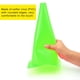 thumbnail image 3 of Conos de Entrenamiento de Tráfico Fragraim Paquete de 12 Conos de Plástico Verde de 30 cm, 3 of 6