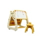 thumbnail image 1 of Set Mesa y Silla Bebé Niños con Estante y Pizarra 3 en 1 amarillo, 1 of 8