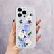 thumbnail image 1 of Flower Pattern, 2.0 Transparent All-inclusive Thickened Protective Phone Case, Full-Body Protection Shockproof Drop Proof Silicone Soft Rubber TPU Phone Case For IPhone7 To 14 Full Series, 1 of 2