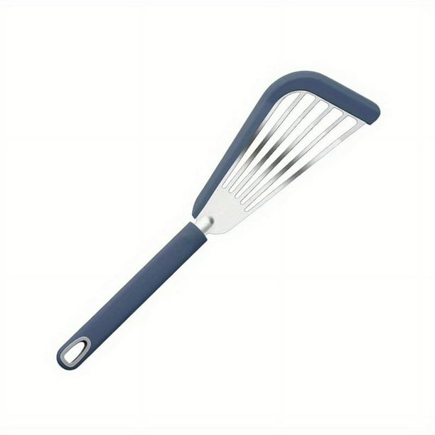 Get your hands on this High Temperature Resistant Food Grade Silicone Fried Fish Shovel with Stainless Steel Steak Stir-fry Shovel and Sauce Holder