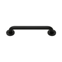 Glomed - Barra Seguridad Baño Acero Inoxidable 30 Cm - Negro