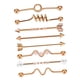 thumbnail image 4 of 8 Piezas Industrial Barbell Stud Pendiente Pendiente Unisex, 4 of 5
