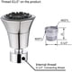 thumbnail image 4 of Cabezal rociador de grifo giratorio de 360 grados, aireador de grifo antisalpicaduras, boquilla de filtro para fregadero de cocina, repuesto de aireador de grifo ahorrador de agua, accesorio de cocina, 4 of 7