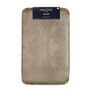 Alfombra De Baño Nautica Flannel 50X80Cm Absorbente Beige