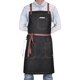 thumbnail image 1 of Delantal DingSay Trendy Denim Negro con Tirantes Cruzados, 1 of 9