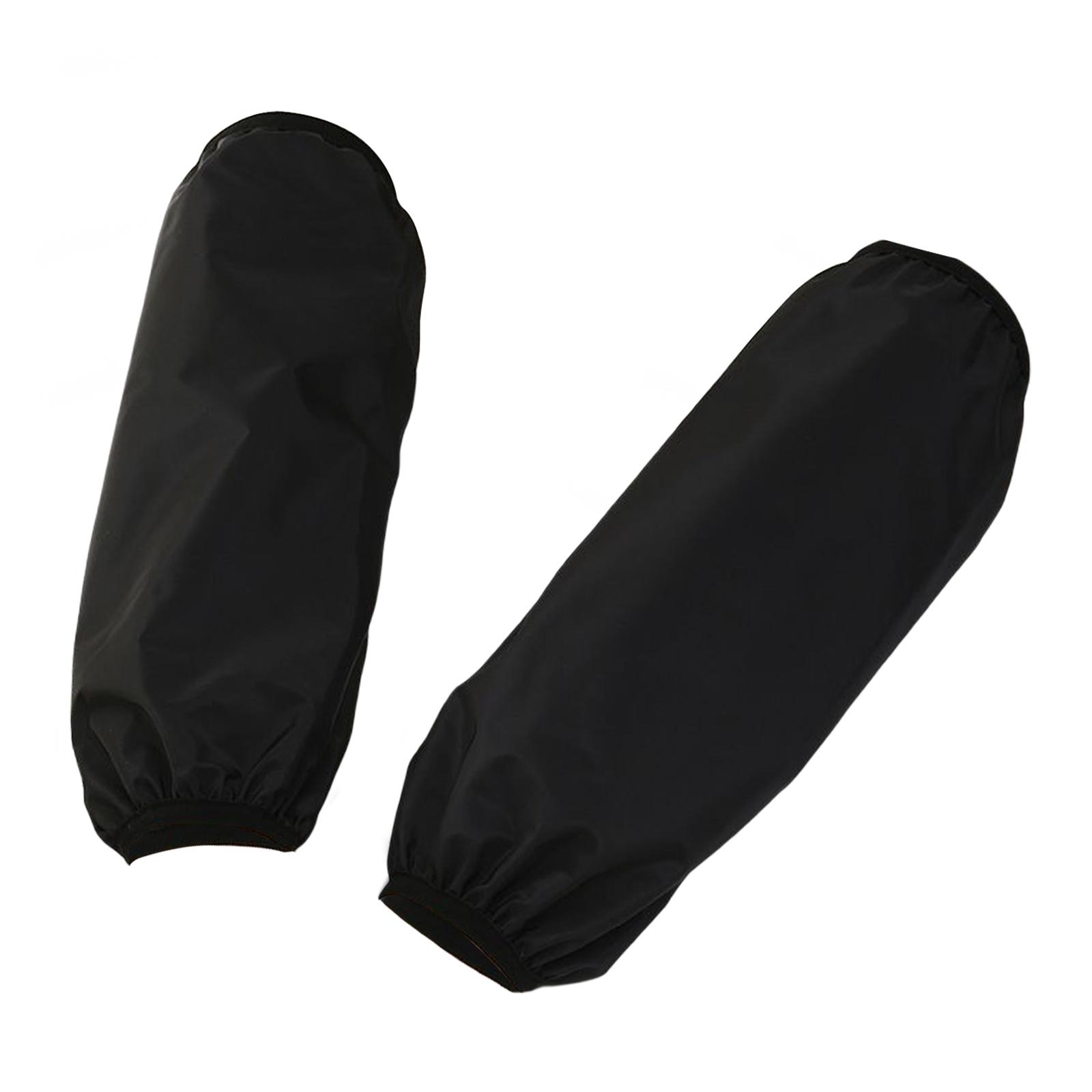 Bothyi - 2 Piezas De Mangas Impermeables Antisuciedad Protectora Para Limpiar Cocinar Negro