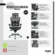 thumbnail image 3 of Silla Oficina Ergohuman Malla Negro, 3 of 4