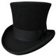 thumbnail image 1 of Sombrero de Copa Hanshow Negro de Lana 18 cm (7 3/8"), 1 of 7