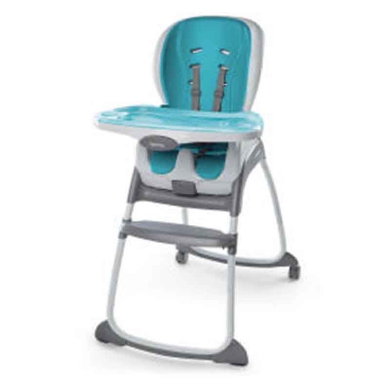 Ingenuity - Silla De Comer 3 En 1 Smartclean Aqua Celeste