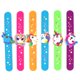 thumbnail image 2 of Pulseras Slap Bracelets Lochsoel con forma de unicornio de silicona para niños (paquete de 6), 2 of 6