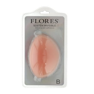 Bra Silicona Copa B Flores Mujer 23984-7