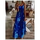 thumbnail image 2 of Vestido Largo Maxi Con Tirantes Finos Floral Azul Sin Mangas, 2 of 6