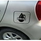 thumbnail image 2 of Sticker Tapa Gota Bencina Carga Combustible Auto Camioneta, 2 of 3