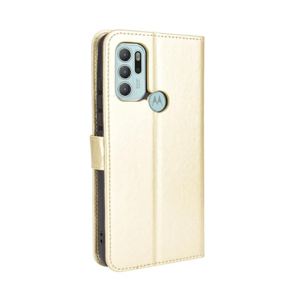 Foxdock - Funda Tipo Libro Para Motorola Moto G60s, Cartera Todo‑en‑uno, Funda Multifuncional Con Tarjetero Y Correa De Muñeca Desmontable