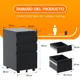 thumbnail image 2 of Cajonera Metalica 3 cajones - Linea Black C01B, 2 of 3