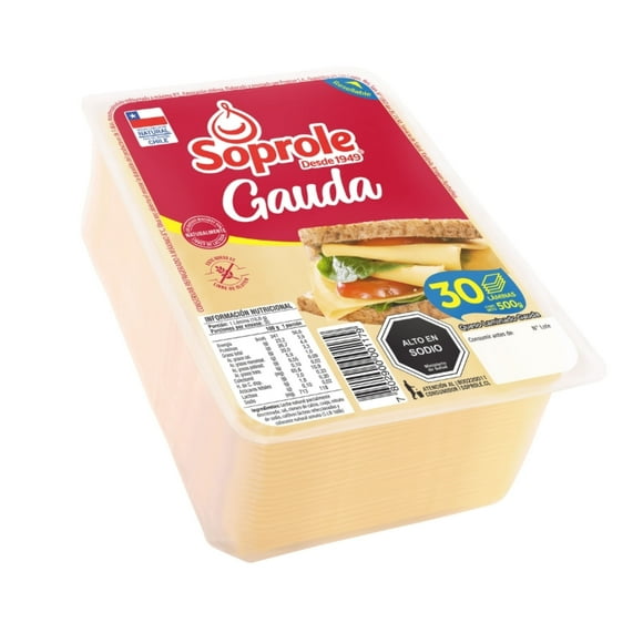Queso Gauda Laminado, 500 g