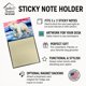 thumbnail image 3 of Dispensador recargable con soporte para notas adhesivas Polar Bear, 3 of 7