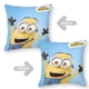thumbnail image 2 of Minions Fundas de almohada de terciopelo con tema, regalos de funda de almohada, decoración para el hogar, cojín de lanzar, regalo de cumpleaños para fans y parejas. 40cm x 40cm., 2 of 6