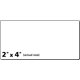 thumbnail image 4 of Etiquetas láser Pres-a-ply 5 cm x 10 cm blanco, paquete de 2500, 4 of 5