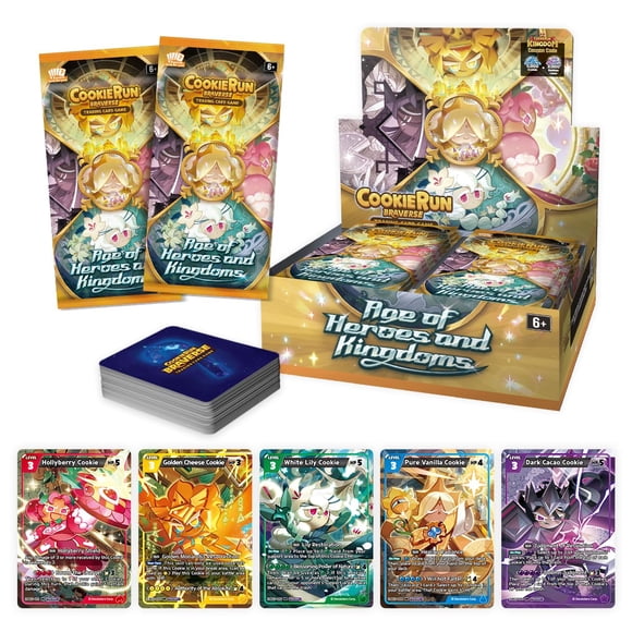 Caja de sobres del juego de cartas coleccionables CookieRun: Braverse Set 2