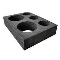 Bothyi - Bandejas Para Tazas Para Llevar, Soporte Para Bebidas Para Tiendas De Comida Para Llevar, Bebidas Frías O Calientes, Camping, 5 Agujeros