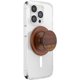 thumbnail image 1 of Soporte para teléfono PopSockets redondo, compatible con MagSafe, madera de olivo, 1 of 6