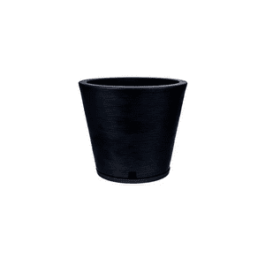 Genérico - Maceta Plástico Rotomoldeada Con Plato 34 X 35Cm Negro