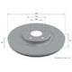 thumbnail image 2 of Disco Freno para auto Audi Q5 2018-2023 Delantero, 2 of 3