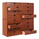 thumbnail image 1 of Organizador de cajones lkoewqzamx de madera vintage con 16 cajones, 1 of 9