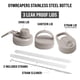 thumbnail image 5 of Botella de agua térmica Gymreapers de acero inoxidable de 32 oz, 5 of 8